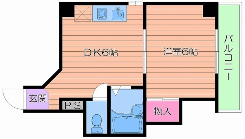 間取図 サンシャイン高倉