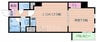Ｇ－ＦＬＡＴ 1LDKの間取り