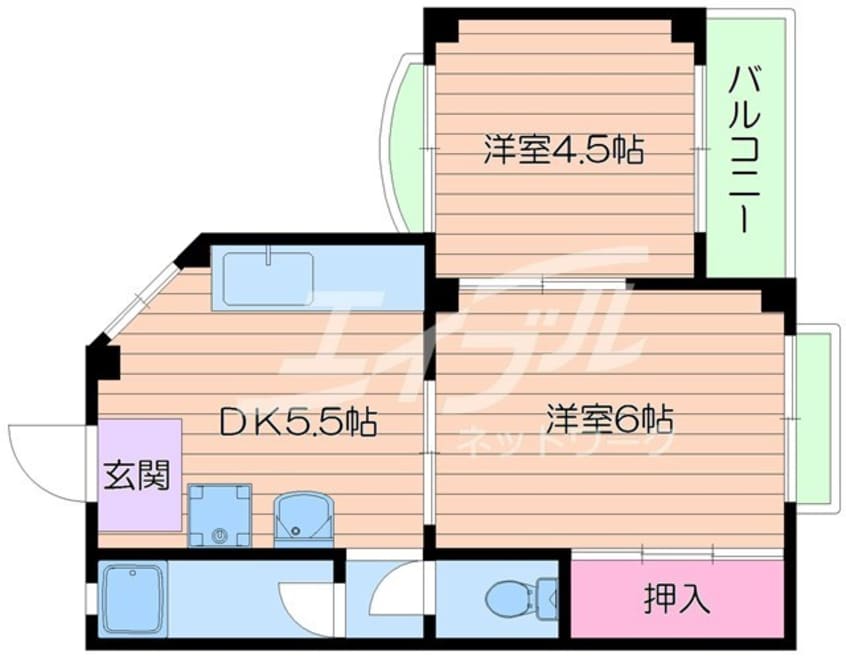 間取図 清原マンション