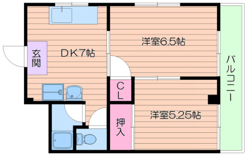 間取図 清原マンション