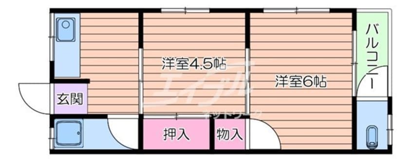 間取図 金明荘