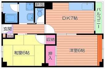 間取図 都島岡本マンション