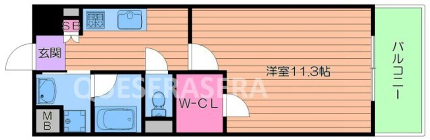 間取図 レジディア城北公園通