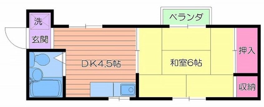 間取図 第三双葉荘