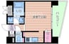 ウィスタリア京橋 1Kの間取り