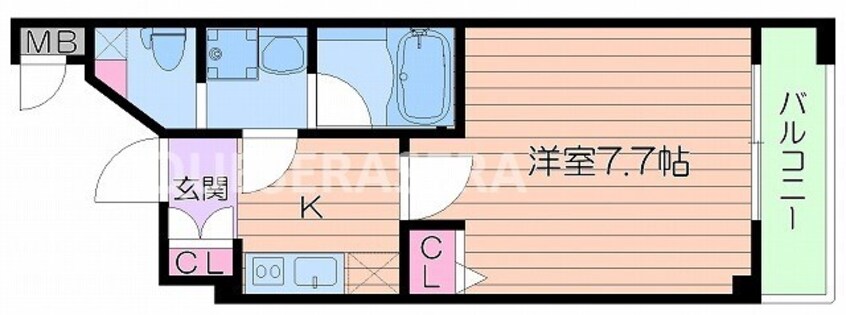 間取図 エスティメゾン京橋