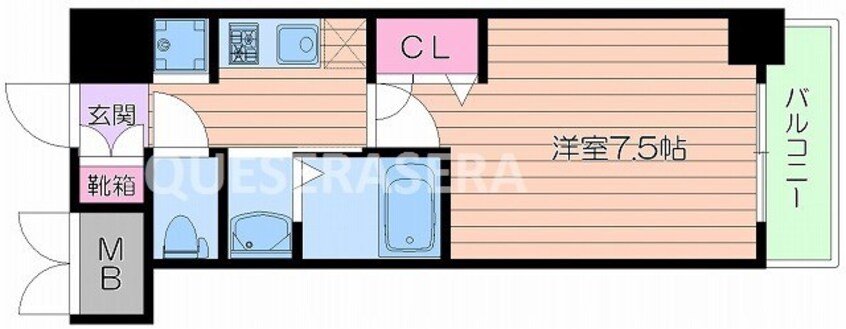 間取図 エス・キュート城東中央