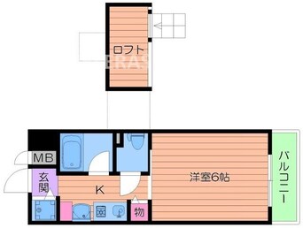 間取図 エステムコート大阪城前ＯＢＰリバーフロント