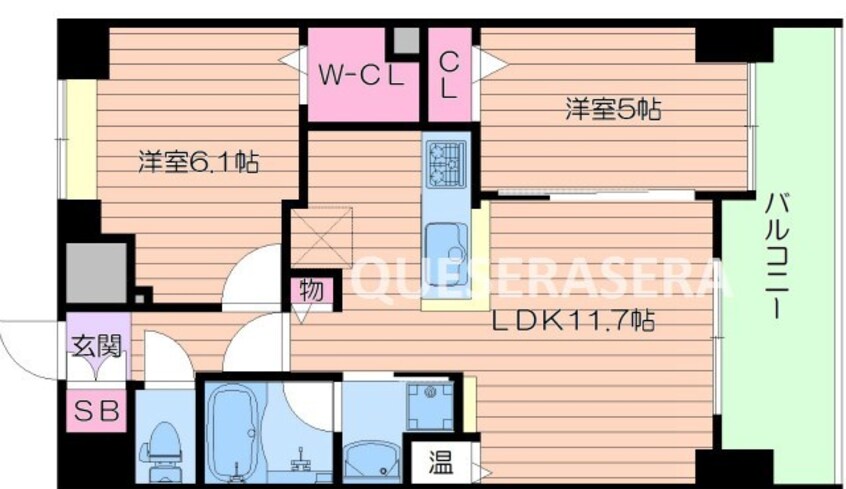 間取図 グラマシー京橋