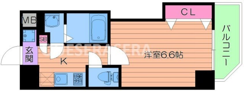 間取図 ラグゼ都島北Ⅰ