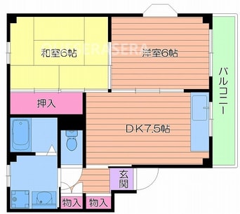 間取図 クローバーハイツ