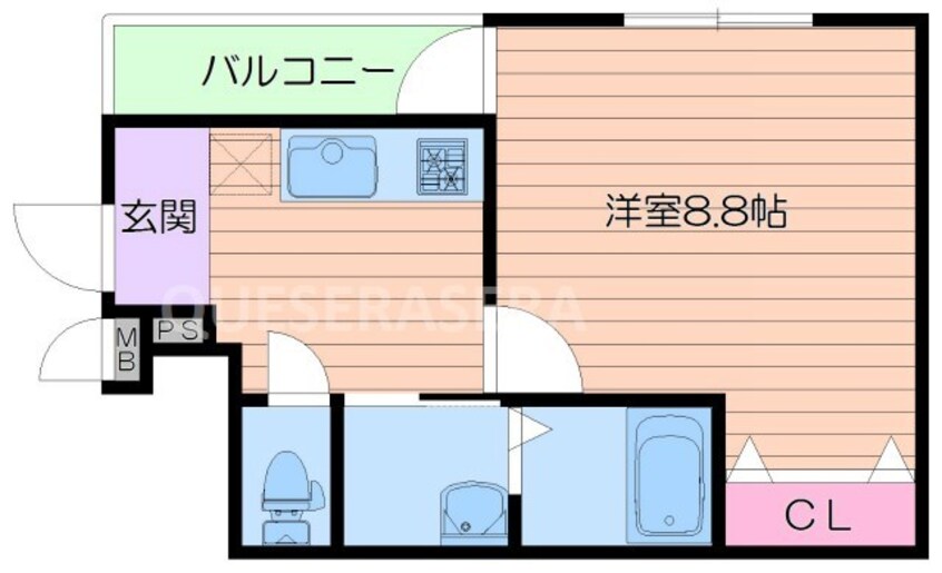 間取図 フジパレス城東中央