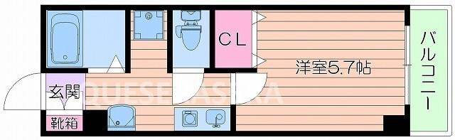 間取り図 大阪メトロ谷町線/千林大宮駅 徒歩15分 5階 築12年