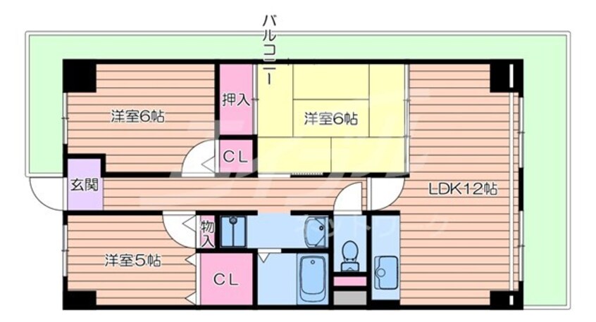 間取図 サンファースト京橋