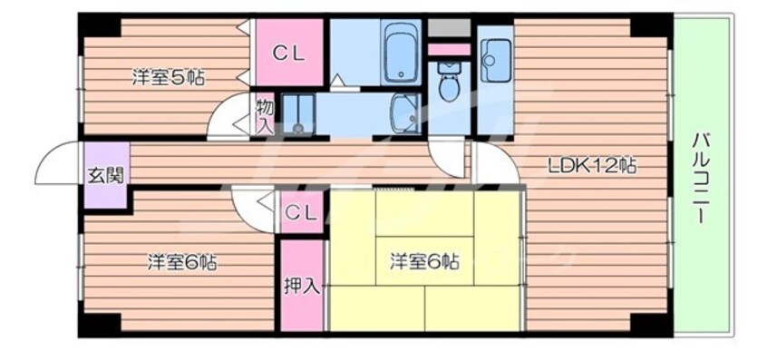 間取図 サンファースト京橋