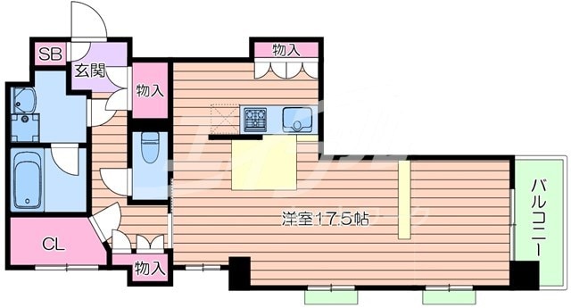 間取り図 エルプラド楠風