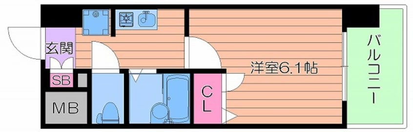 間取図 エスリード京橋ステーションプラザ