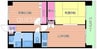 ピアニスクエア 2LDKの間取り
