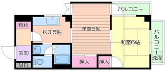 間取図 ベルメゾン高倉