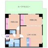 S-FORT都島KERS 2LDKの間取り