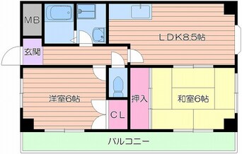 間取図 ルイシール清水