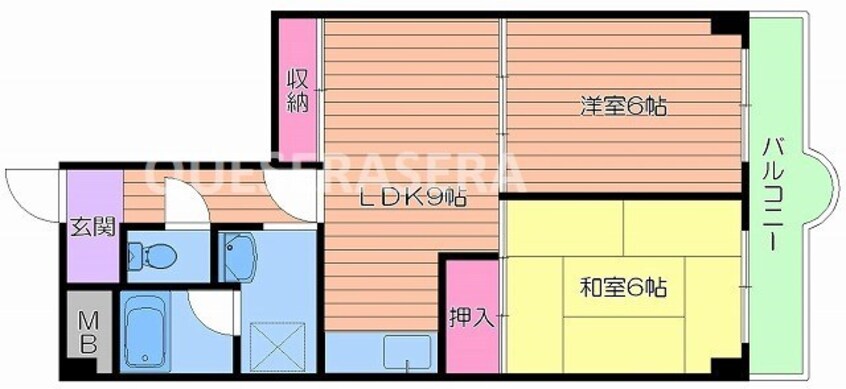 間取図 都島北通りマンション