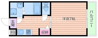 間取図 シャルム千林　二番館