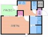 ラ・フォーレ東野田 1Kの間取り