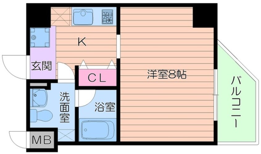 間取図 アクエルド緑地公園