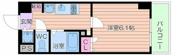 間取図 プレサンス梅田北パワーゲート