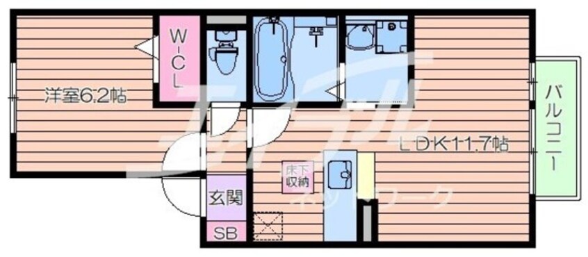 間取図 ボヌール