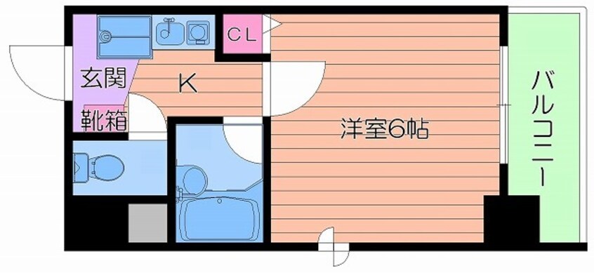 間取図 エスリード大阪城北