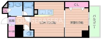 間取図 Y's Court東梅田
