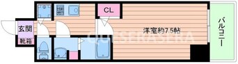 間取図 大阪メトロ堺筋線/北浜駅 徒歩5分 11階 築9年