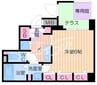 アクアプレイス東天満 1Kの間取り