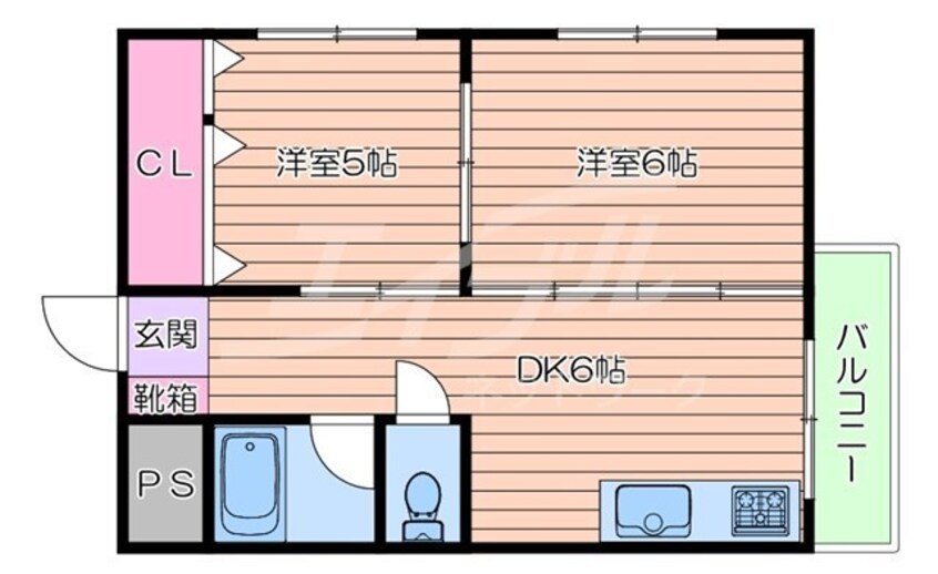 間取図 第二有隣マンション