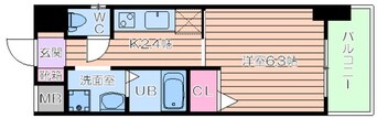 間取図 パウゼ大手前