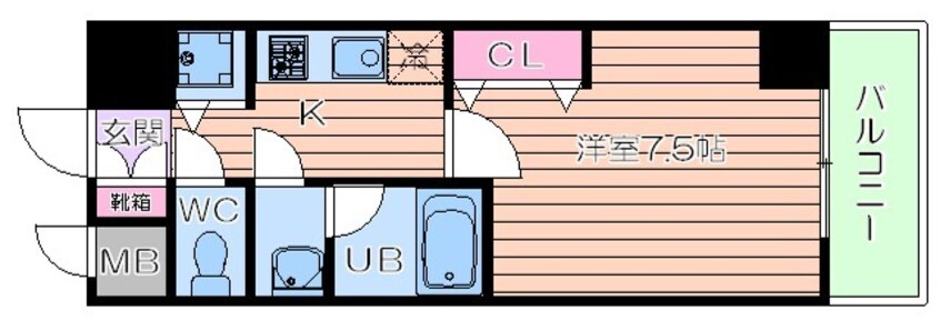 間取図 ONE ROOF FLAT FUKUSHIMA