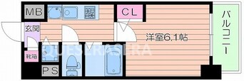間取図 プレサンス天神橋ディオレ