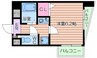 キャッスルプラザ壱番館 1Kの間取り