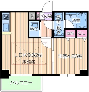 間取図 アーバネックス梅田東