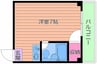 BEE ONE HOUSE(旧プレアール都島Ⅳ) 1Rの間取り