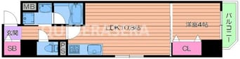 間取図 おおさか東線/城北公園通駅 徒歩10分 8階 築9年