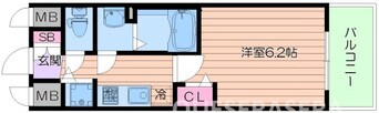 間取図 プレサンス天神橋スカイル