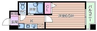 間取図 大阪メトロ堺筋線/天神橋筋六丁目駅 徒歩3分 2階 築26年