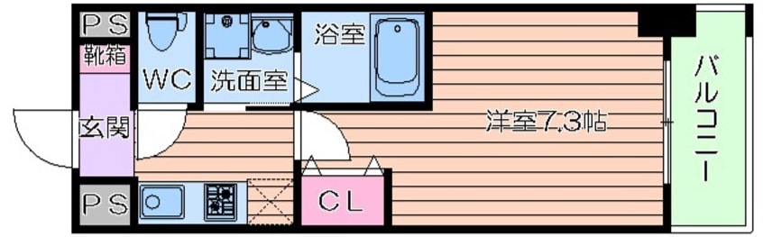 間取図 ミュプレ北浜
