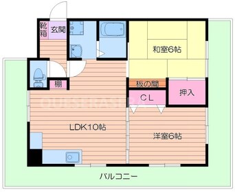 間取図 サントリーノ迎賓館