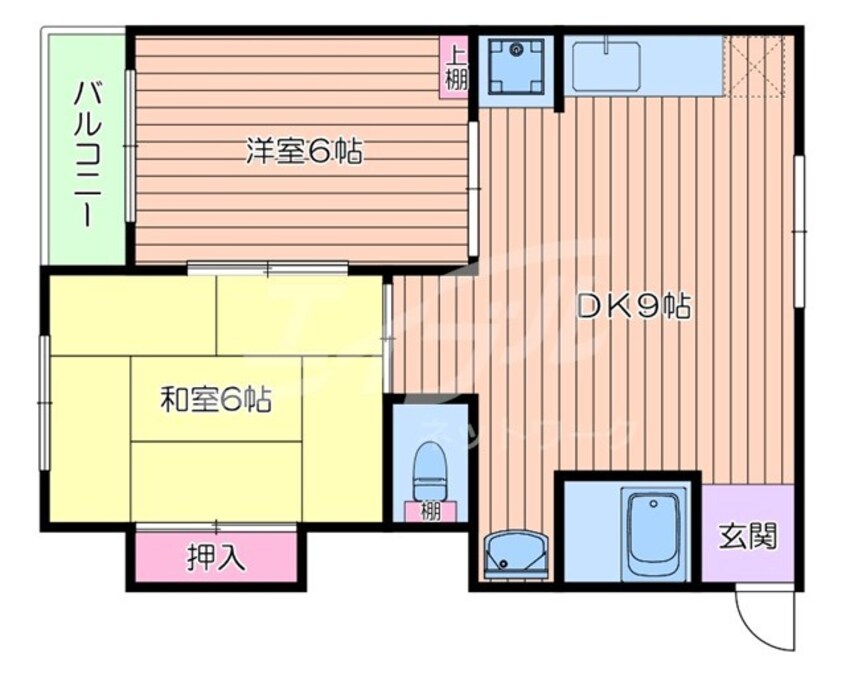 間取図 都島電化ハイツ