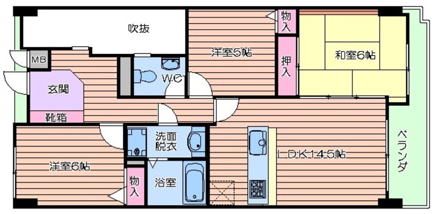 間取図 ＤＯ鶴見