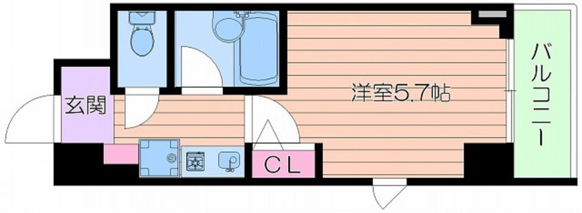 間取図 プレサンス天満